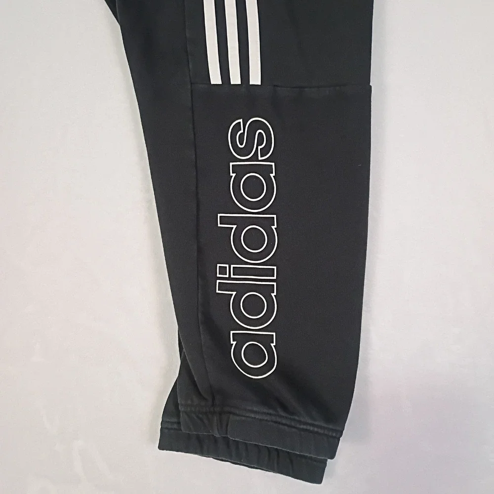 Adidas Mens‎ 2XL Jogger Pants Sweatpants 3-Stripes Pants Black  GT9435